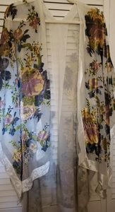 Anthropologie velvet burnout overlay